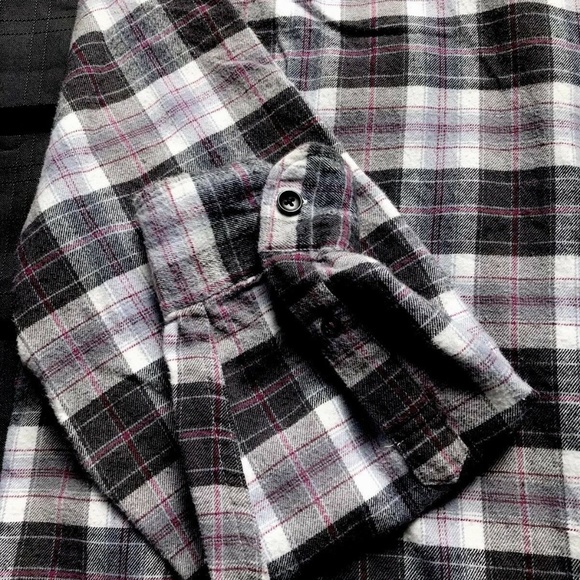 DRILL CLOTHING CO Mens Shirt Button Down Plaid - Picture 8 of 8